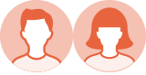 男女アイコン